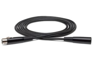 hosa mbl-105 xlr3f to xlr3m economy microphone cable, 5 feet