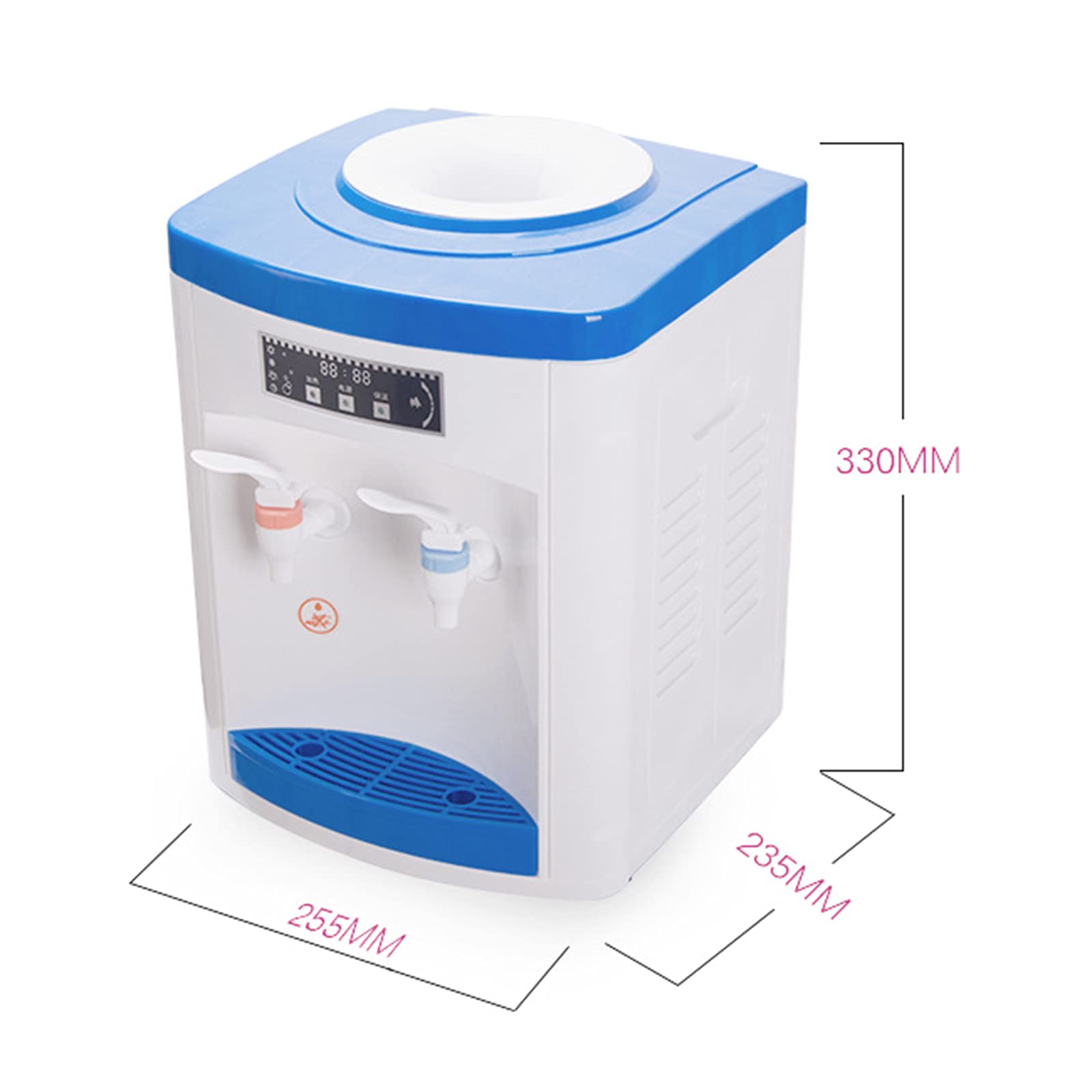 Xuthusman 5 Gallon Top Loading Water Cooler Dispenser Cold/Hot Water Dispenser Home Office Drinking Machine 110V (White)