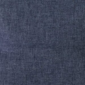 Sweet Home Collection Chair Cushion Memory Foam Pads Tufted Slip Non Skid Rubber Back U-Shaped 17" x 16" Seat Cover, 2 Count (Pack of 1), Denim Blue