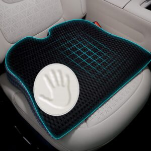 GSPSCN Car Seat Cushion Memory Foam,Heightening Wedge Chair Pad for Short People Driving,Butt Pillow Pad for Coccyx,Tailbone,Lower Back Pain Relief in Car Seat,Office,Computer Desk Chair