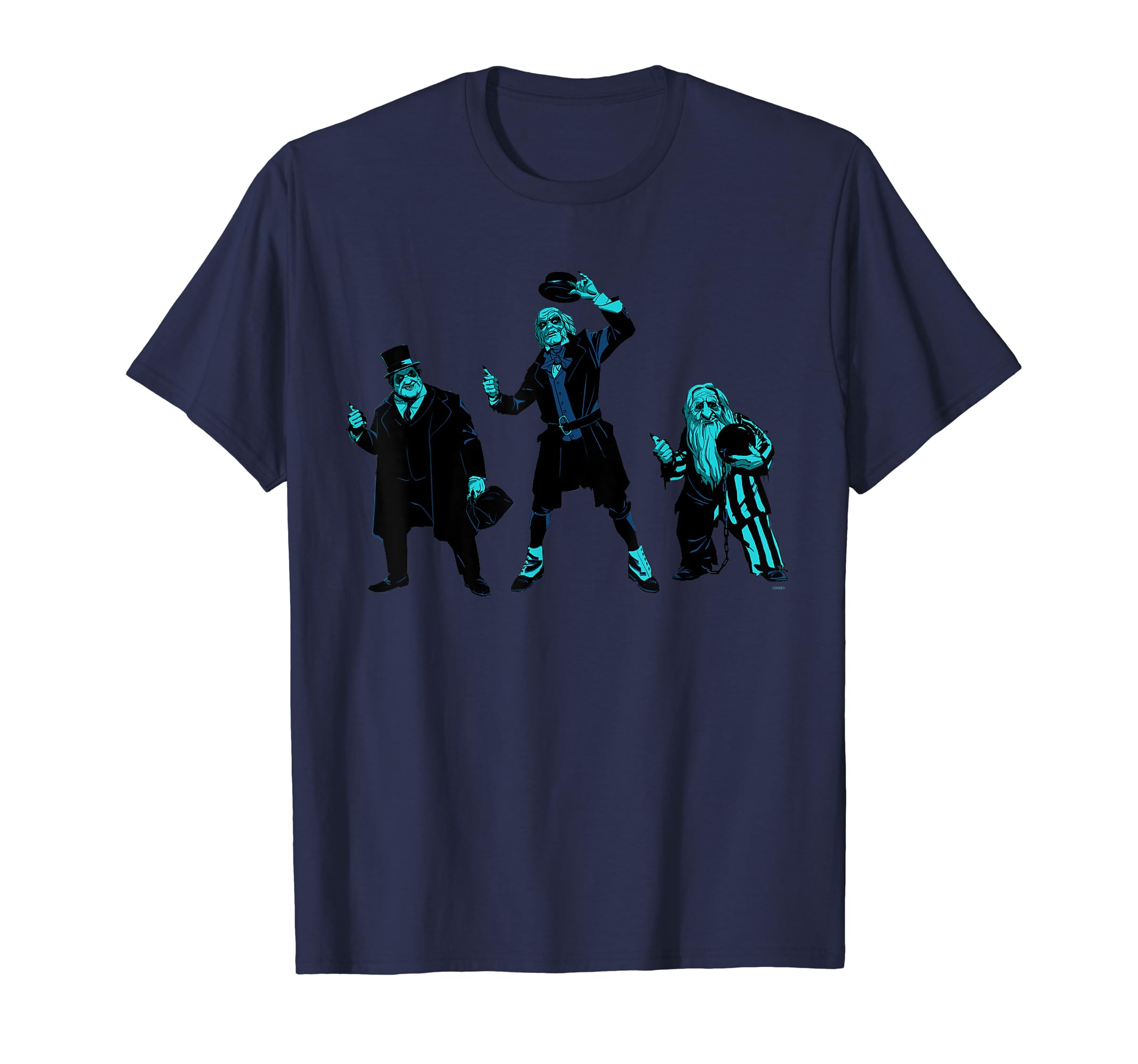 Disney Haunted Mansion Movie Hitchhiking Ghosts Trio T-Shirt