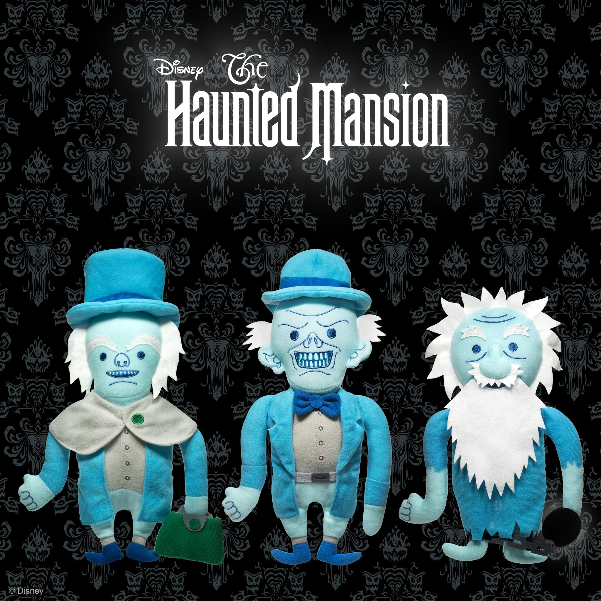 Super7 Plush Disney Haunted Mansion Ezra Skeleton Ghost - 17" Disney Plush Toy Classic Disney Collectibles and Retro Toys