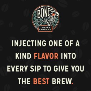 Bones Coffee Company Brownie from Beyond Whole Coffee Beans Caramel Brownie Flavor | 12 oz Flavored Coffee Gifts Low Acid Medium Roast Coffee Inspired by Disney's Haunted Mansion (Whole Bean)