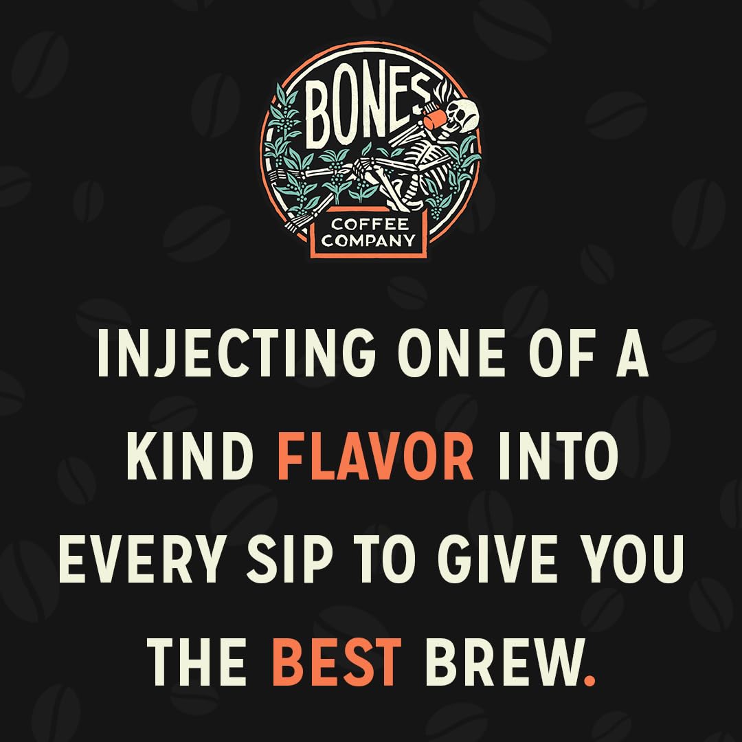 Bones Coffee Company Brownie from Beyond Whole Coffee Beans Caramel Brownie Flavor | 12 oz Flavored Coffee Gifts Low Acid Medium Roast Coffee Inspired by Disney's Haunted Mansion (Whole Bean)