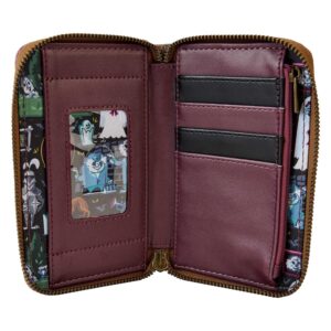 Loungefly Disney Haunted Mansion Stretching Room Portraits Faux Leather Zip-Around Wallet