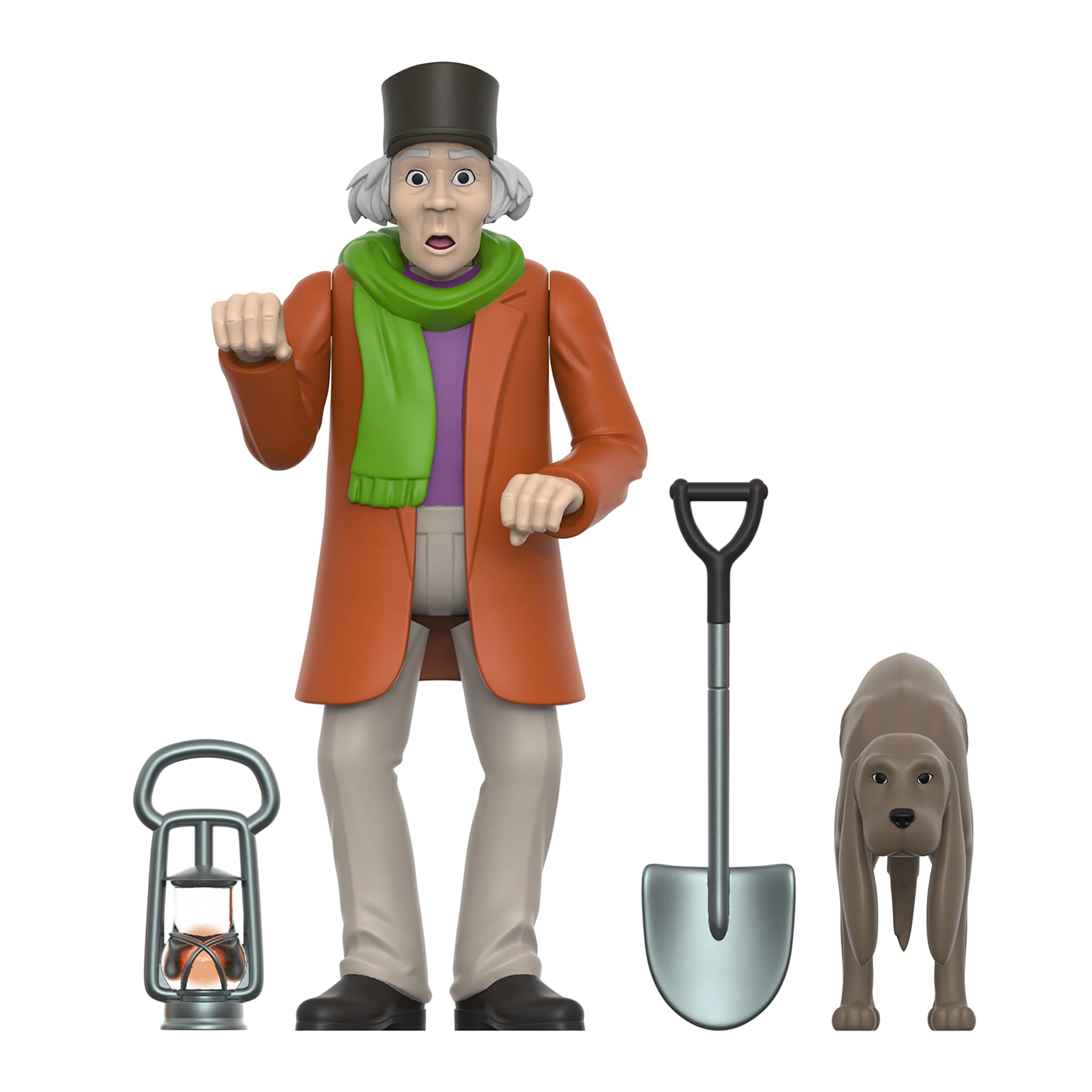 Super7 Disney Haunted Mansion Caretaker - 3.75" Disney Action Figure with Accessories Classic Disney Collectibles and Retro Toys