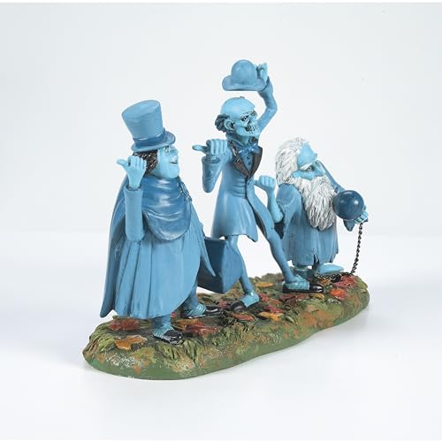 Department 56 Snow Village Halloween Disney The Haunted Mansion Beware of Hitchhikers Figurine, 3.74 Inch, Multicolor