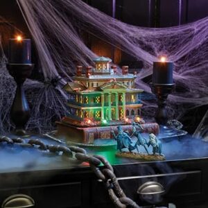 Department 56 Snow Village Halloween Disney The Haunted Mansion Beware of Hitchhikers Figurine, 3.74 Inch, Multicolor