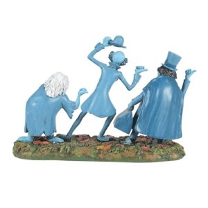 Department 56 Snow Village Halloween Disney The Haunted Mansion Beware of Hitchhikers Figurine, 3.74 Inch, Multicolor