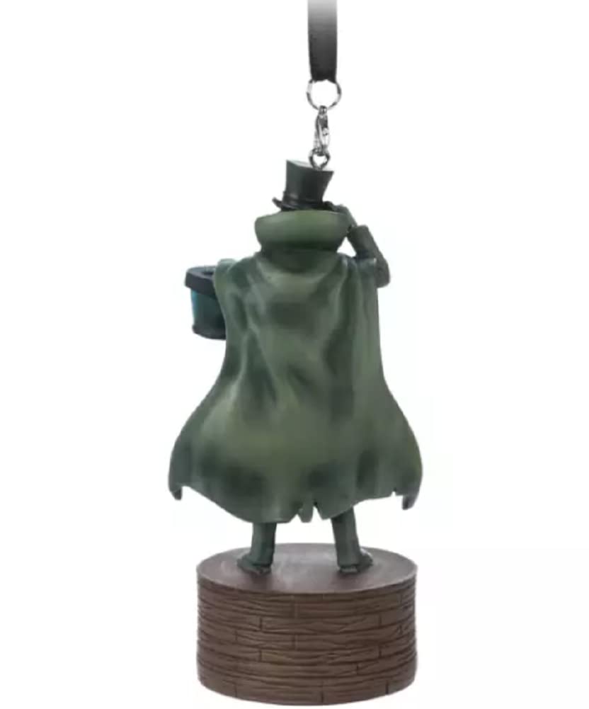 Disney Parks Haunted Mansion Hat Box Ghost Light Up Ornament