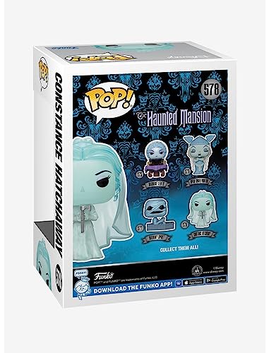 Funko Haunted Mansion POP Disney Constance Hatchaway Exclusive Vinyl Figure #578 [Glow-in-the-Dark], Blue