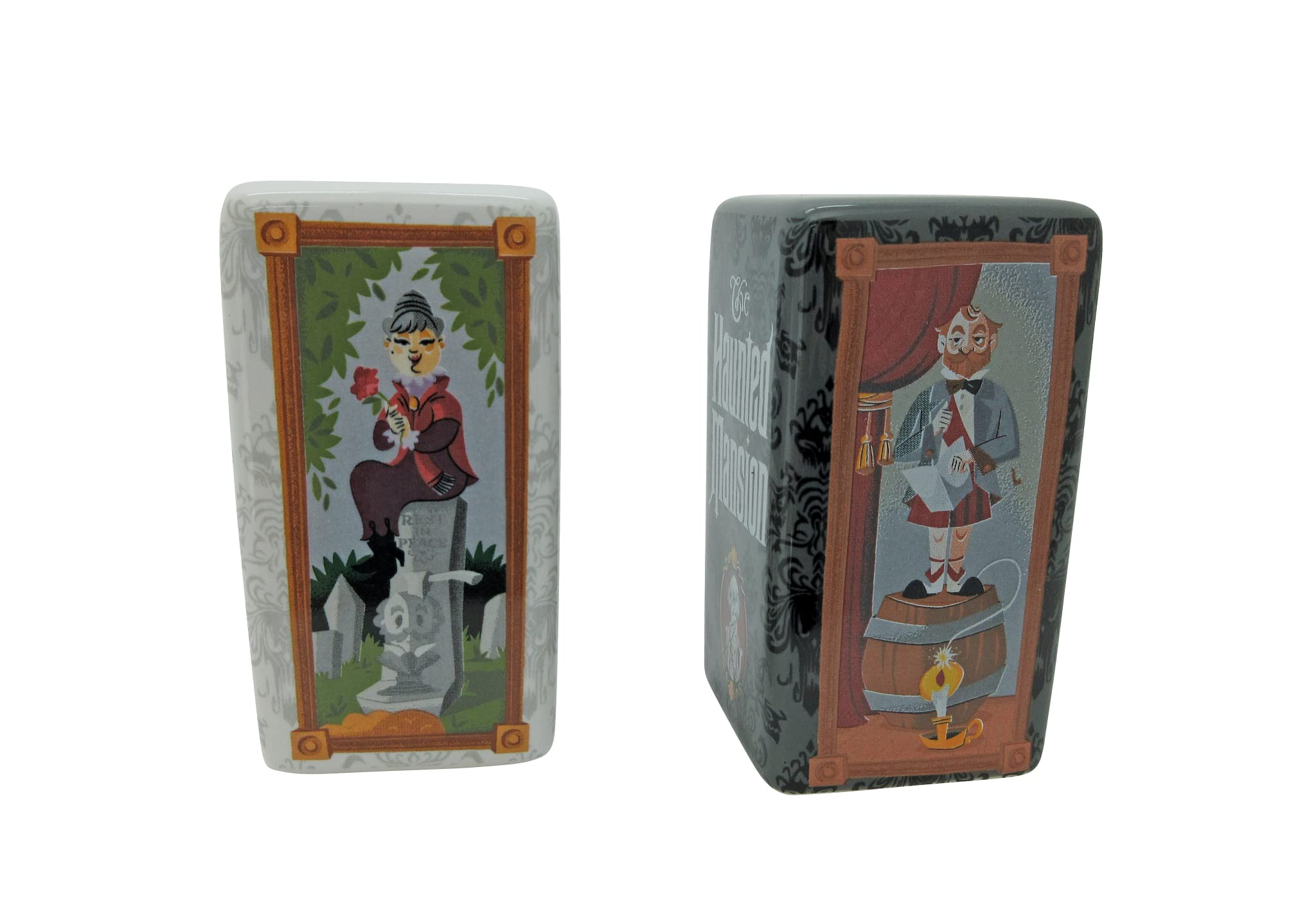 Enesco Disney Ceramics Disney Haunted Mansion Salt and Pepper Shakers, Set of 2