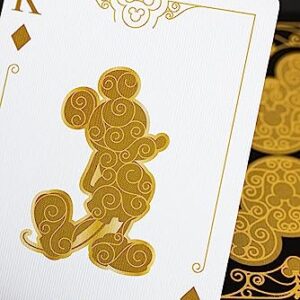 Bicycle Disney Mickey Mouse Inspired Black and Gold Playing Cards