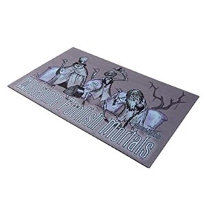 Spirit Halloween The Haunted Mansion Welcome Foolish Mortals Doormat | Officially Licensed | Halloween Décor | Disney