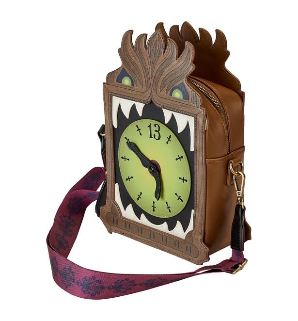 Loungefly Disney Haunted Mansion Grandfather Clock Crossbody Bag