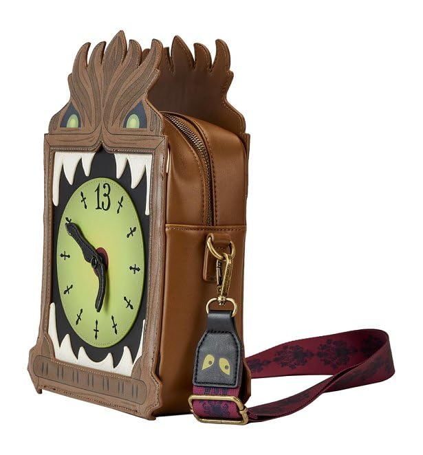 Loungefly Disney Haunted Mansion Grandfather Clock Crossbody Bag