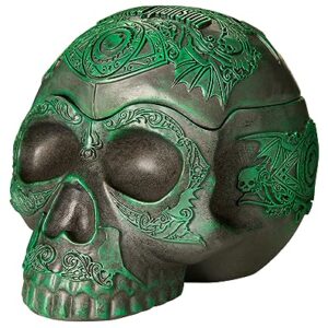 Spirit Halloween Disney's The Haunted Mansion Tabletop Skull | Officially Licensed | Home Décor | Horror Décor | Skull Decoration