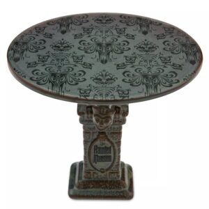 disney the haunted mansion porcelain cake stand