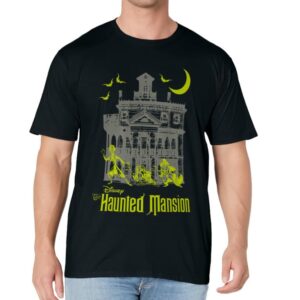 The Haunted Mansion Hitchhiking Ghosts Silhouettes Shot T-Shirt