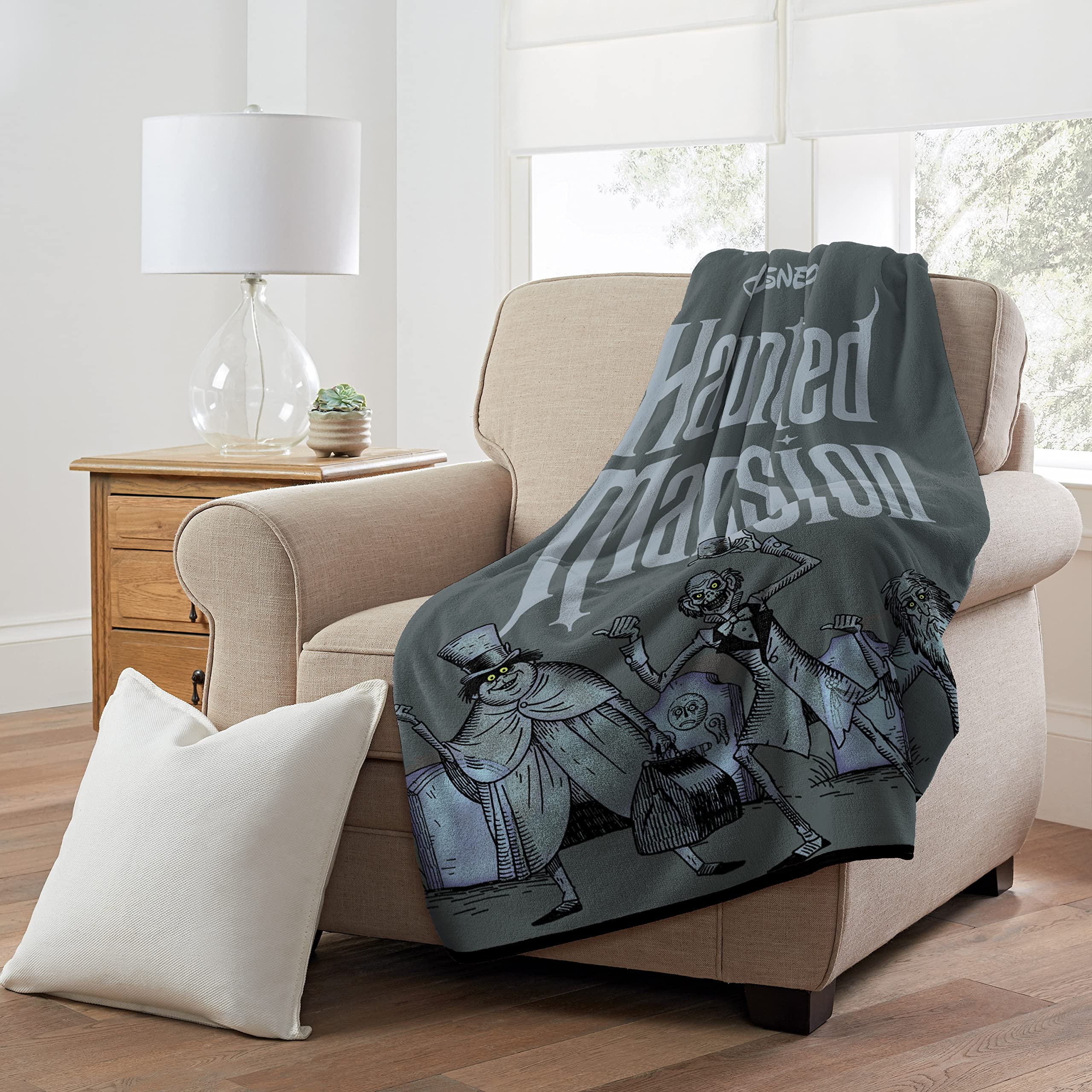 Northwest Haunted Mansion Silk Touch Throw Blanket, 46" x 60", Catch a Ride