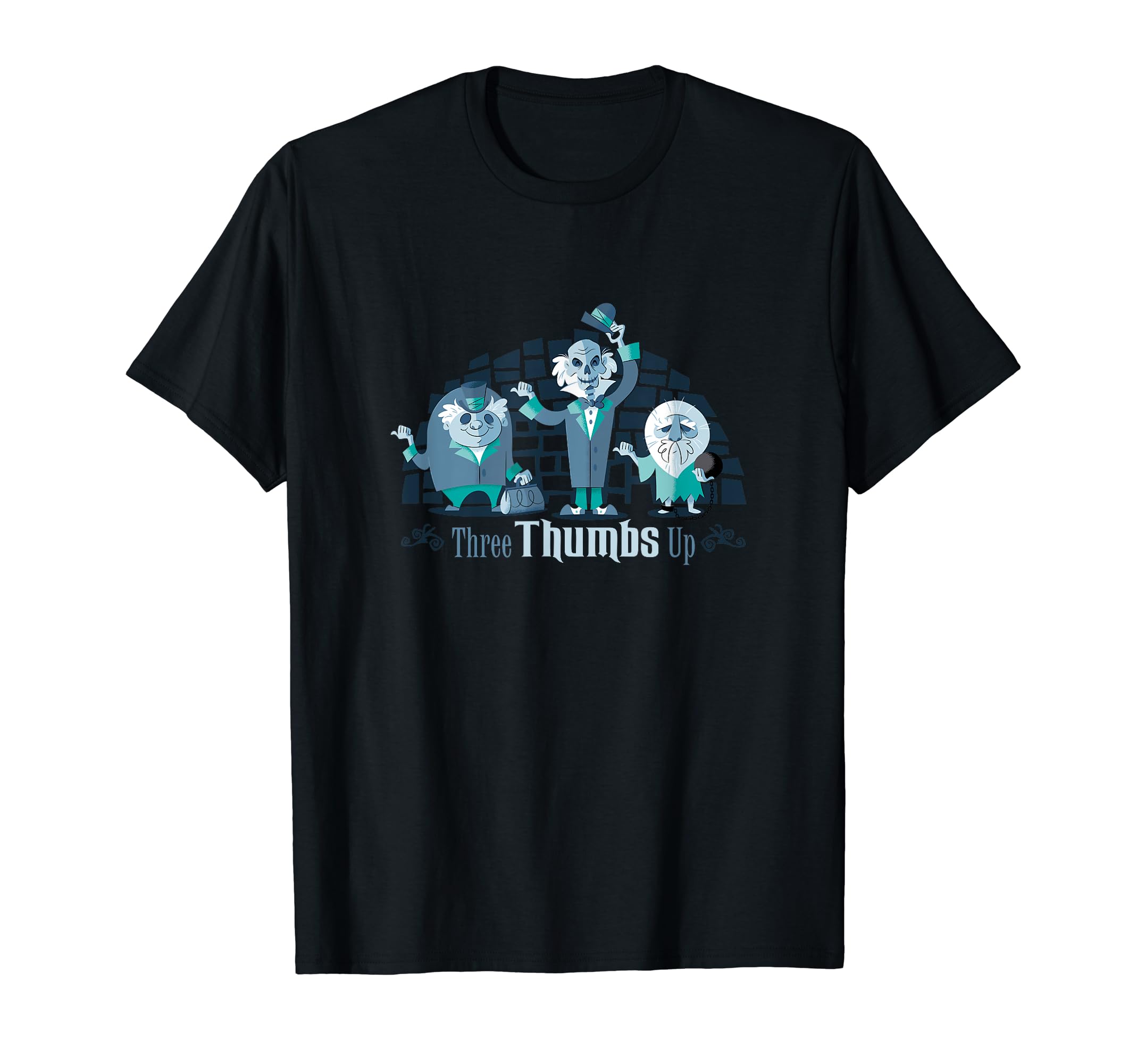 The Haunted Mansion Three Thumbs Up Hitchhiking Ghosts T-Shirt