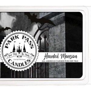 Haunted Mansion - All-Natural American Farmed Soy Warmer Wax Melts Hand-Crafted. Disney Theme Park Pass Inspired Fragrance Oils.