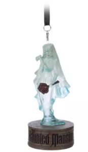 haunted mansion bride with hatchet light up ornament