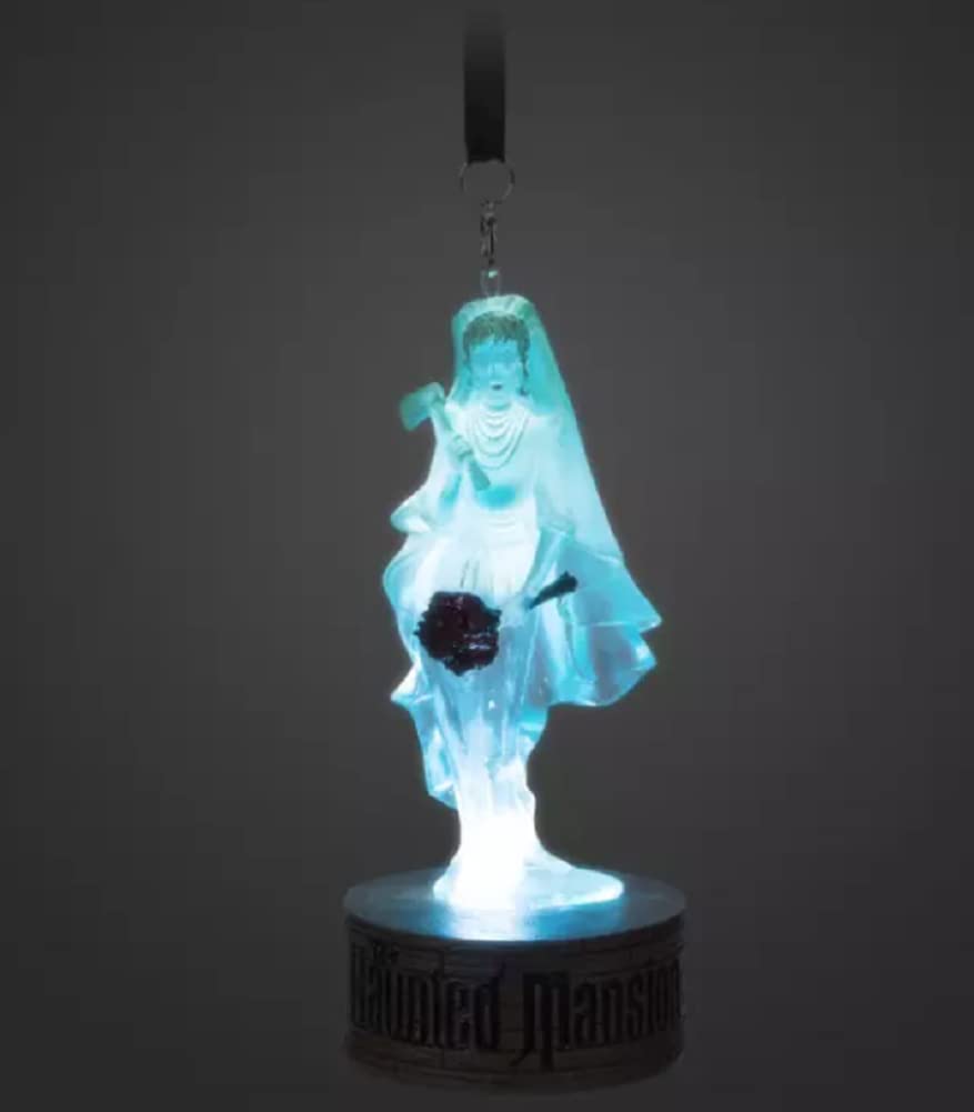 Haunted Mansion Bride with Hatchet Light Up Ornament