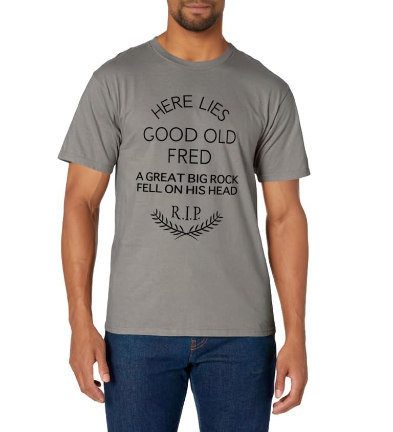 The Haunted Mansion Here Lies Good Old Fred Epitaph T-Shirt