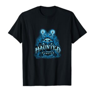 The Haunted Mansion Candle Holder Gargoyle Retro Cemetery T-Shirt