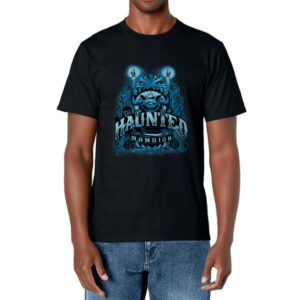 The Haunted Mansion Candle Holder Gargoyle Retro Cemetery T-Shirt