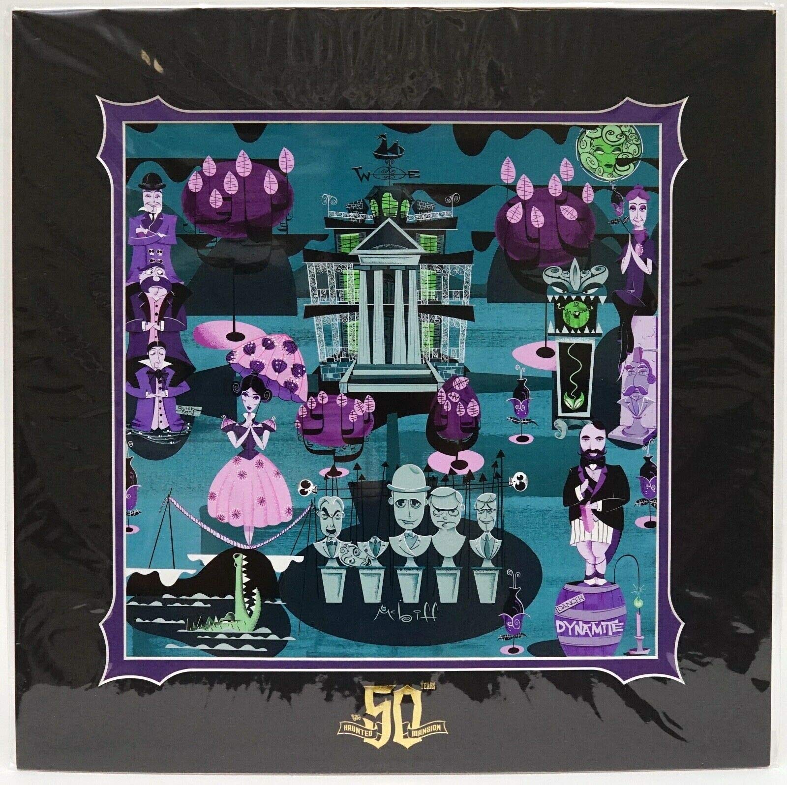 Print Disney Haunted Mansion 50th Fine Art 1313 Grim Harbor