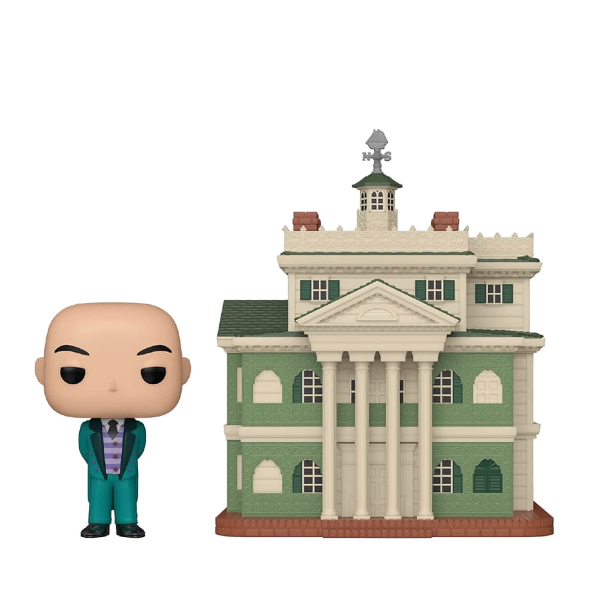 Funko Pop Towns: Disney Parks - Haunted Mansion with Butler, Multicolor