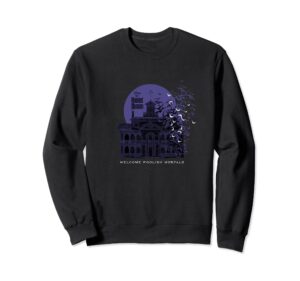 the haunted mansion welcome foolish mortals bats poster sweatshirt