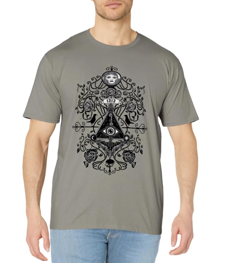 The Haunted Mansion 1313 Disneyland DR All Seeing Eye Symbol T-Shirt