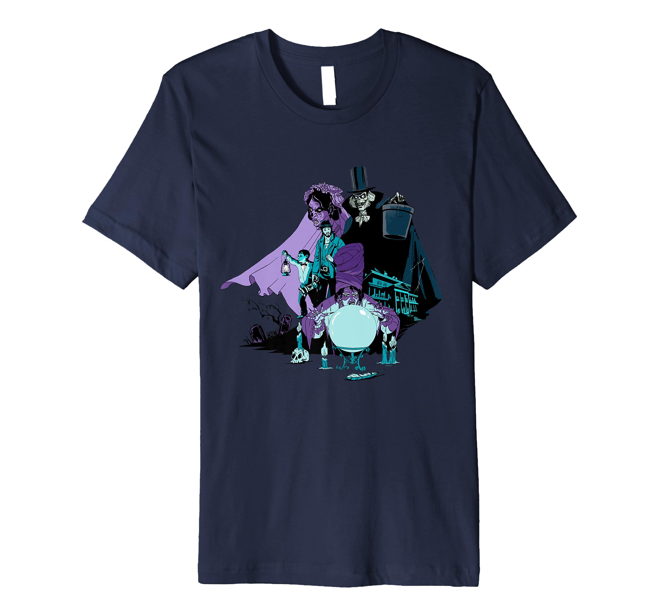 Disney Haunted Mansion Movie Hatbox Ghost Bride Harriet Ben Premium T-Shirt