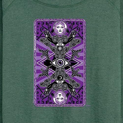 Disney - The Haunted Mansion - Haunted Mansion Tarot Card - Women's Lightweight French Terry Pullover - Size 2 X-Large