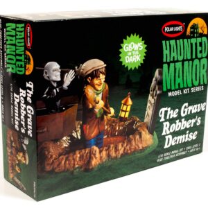 Polar Lights Disney Haunted Mansion: The Grave Robber's Demise/Grave Robbers Reward 1:12 Scale Diorama Model Kit with Moveable Parts