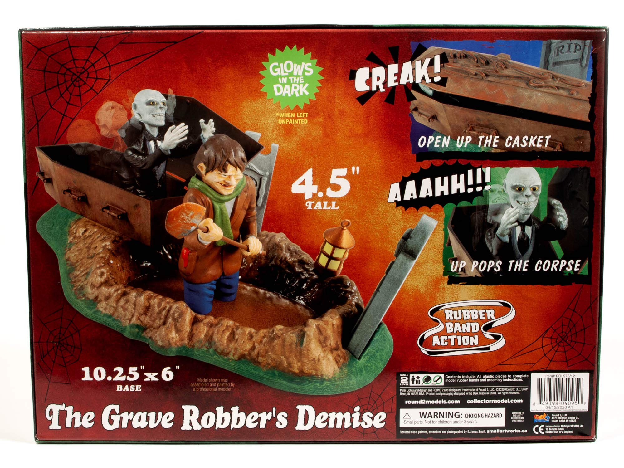 Polar Lights Disney Haunted Mansion: The Grave Robber's Demise/Grave Robbers Reward 1:12 Scale Diorama Model Kit with Moveable Parts