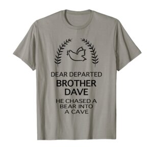 The Haunted Mansion Dear Departed Brother Dave Epitaph T-Shirt