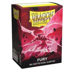 Dragon Shield Standard Size Card Sleeves – Matte Dual Orchid 100CT – MTG Card Sleeves are Smooth & Tough – Compatible with Pokemon, Yugioh, & Magic The Gathering