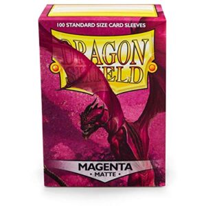 Arcane Tinmen Dragon Shield Matte Sleeves - Magenta(100 ct)