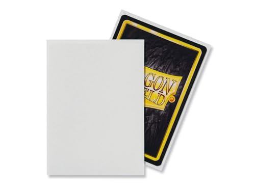 Dragon Shield Matte White 100 Protective Sleeves