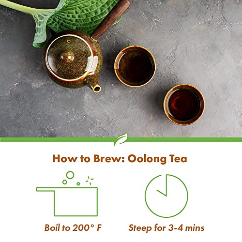 Revolution Tea - Dragon Eye Oolong Tea | Premium Full Leaf Infuser Teabags (20 Bags)