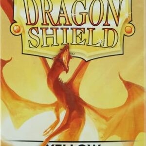 Dragon Shield Standard Size Sleeves – Matte Yellow 100CT - Card Sleeves are Smooth & Tough - Compatible with Pokemon, Yugioh, & Magic The Gathering Card Sleeves – MTG, TCG, OCG