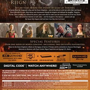 House of the Dragon: The Complete First Season (4K Ultra HD/Blu-ray/Digital) [4K UHD]