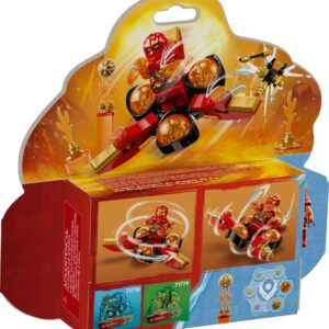 LEGO NINJAGO Kai’s Dragon Power Spinjitzu Flip 71777 Red Ninja Toy Building Set with Kai Minifigure; Gift for 6 year old Boys, Girls and Ninja Fans Who Love Buildable Action Figure Playsets