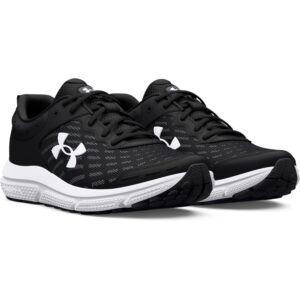 Under Armour Men's Charged Assert 10, (001) Black/Black/White, 12, US