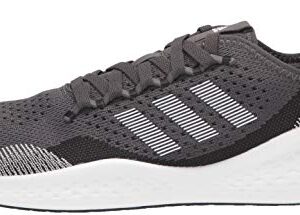 adidas Men's Fluidflow 2.0 Running Shoe, Core Black/FTWR White/Grey Six, 13