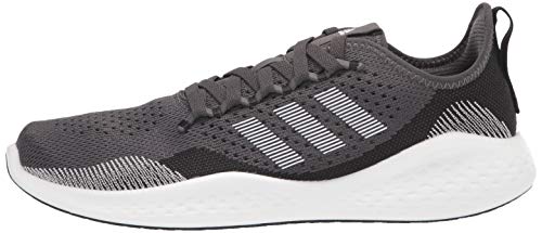 adidas Men's Fluidflow 2.0 Running Shoe, Core Black/FTWR White/Grey Six, 13